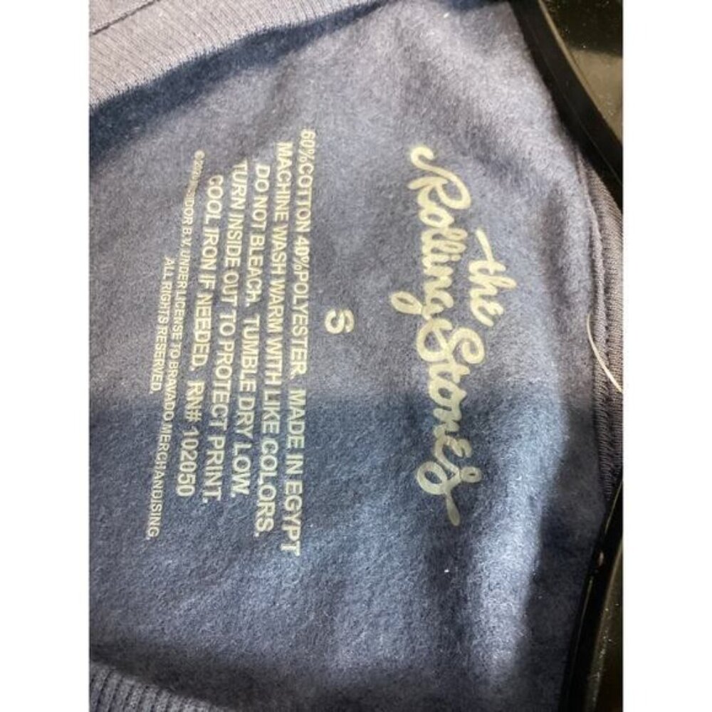 acubi mermaidcore fairycore The Rolling Stones Sweater Blue Sweatshirt Small - Picture 4 of 4